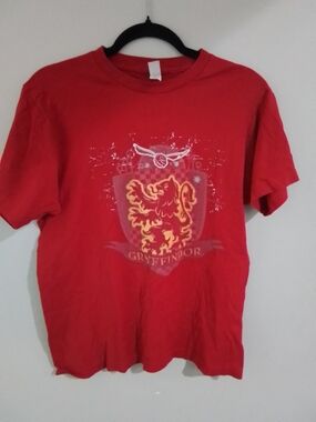 Tultex Red Kids Graphic Crest Tee